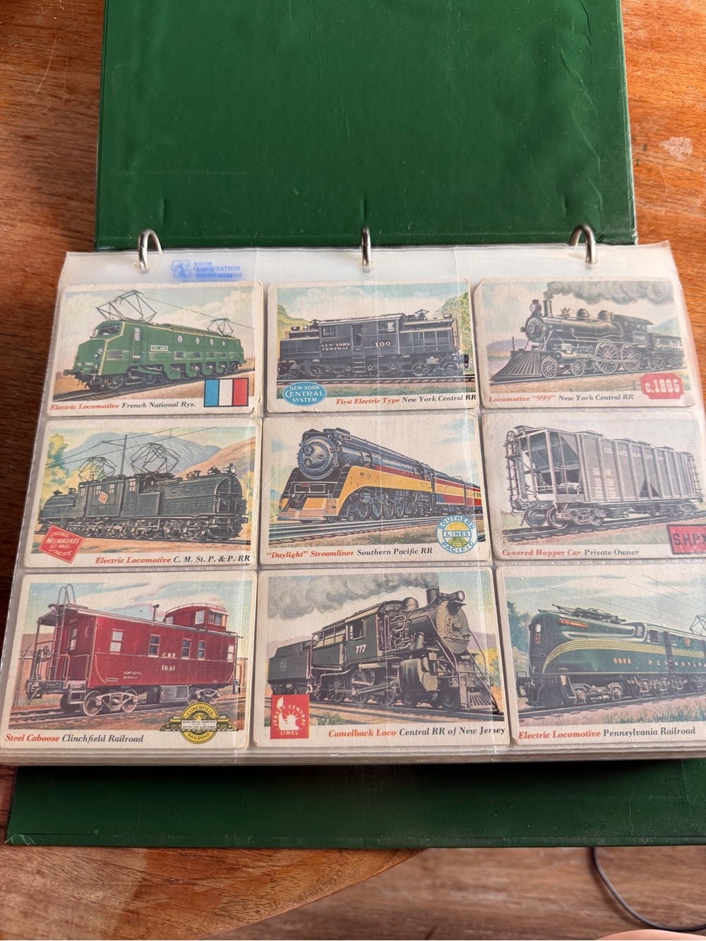 1955 Topps "Rails & Sails" Partial Set (107)